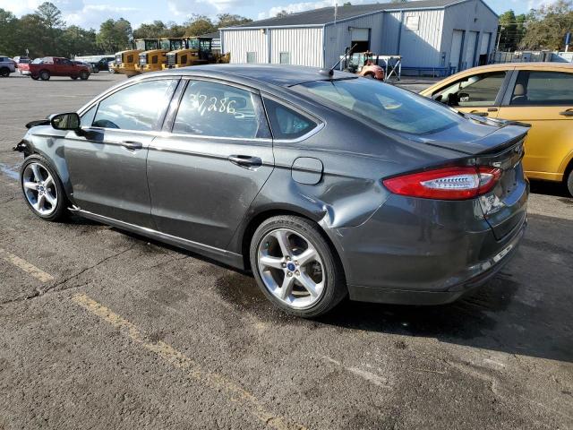 1FA6P0H78F5118239 - 2015 FORD FUSION SE GRAY photo 2