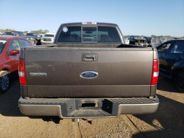 1FTPW14545KE50545 - 2005 FORD F150 SUPERCREW BROWN photo 6