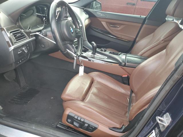 WBA6B2C57FGB99636 - 2015 BMW 650 I GRAN COUPE BLACK photo 7