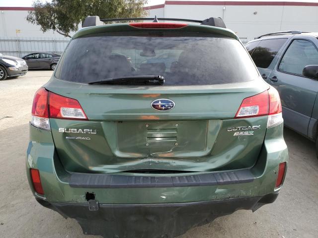 4S4BRBKC9D3302565 - 2013 SUBARU OUTBACK 2.5I LIMITED GREEN photo 6