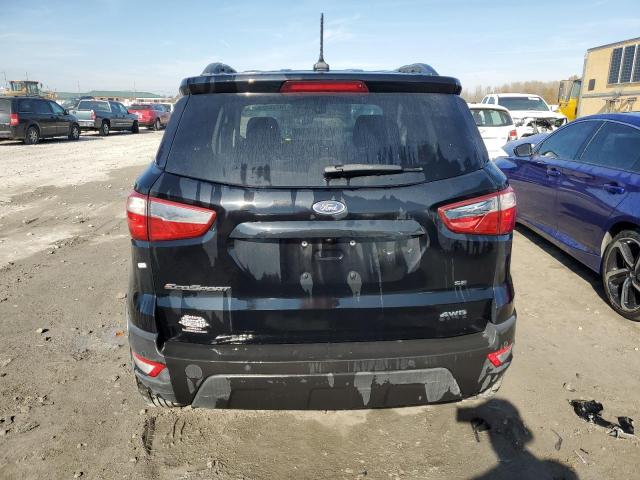 MAJ6P1UL1JC216459 - 2018 FORD ECOSPORT SE BLACK photo 6