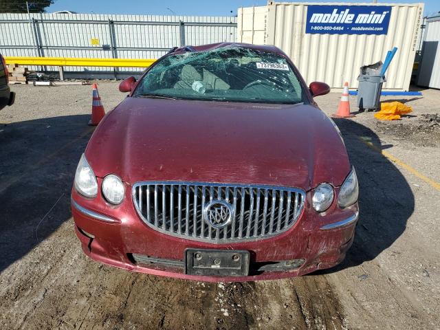 2G4WC582591270875 - 2009 BUICK LACROSSE CX RED photo 5