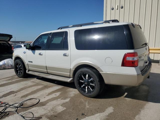 1FMFK17518LA68213 - 2008 FORD EXPEDITION EL EDDIE BAUER WHITE photo 2