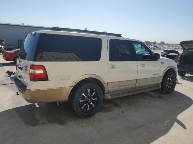 1FMFK17518LA68213 - 2008 FORD EXPEDITION EL EDDIE BAUER WHITE photo 3