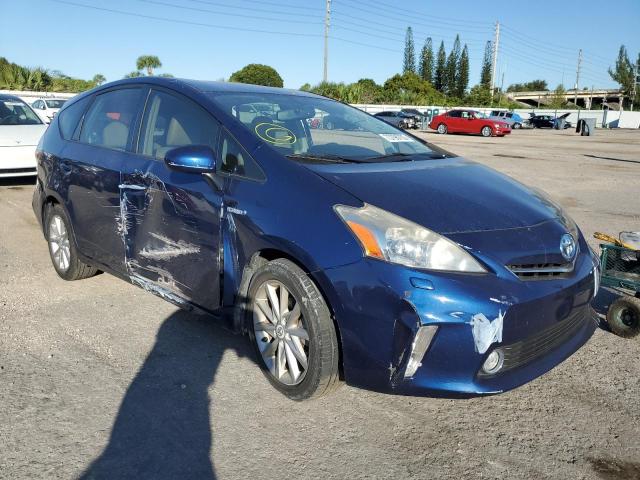 JTDZN3EU7C3119530 - 2012 TOYOTA PRIUS V BLUE photo 4