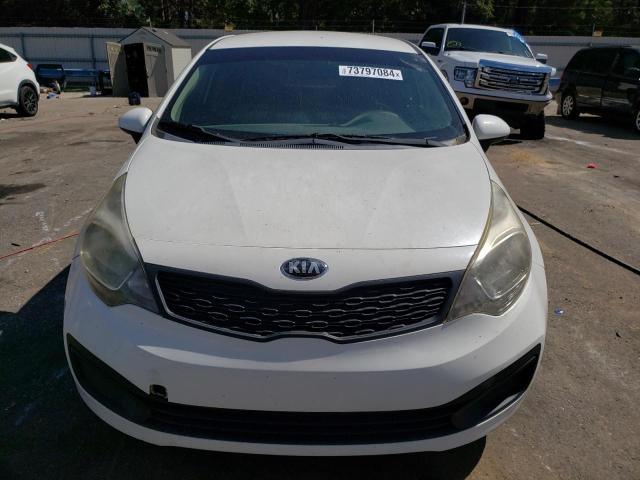 KNADM4A31F6487251 - 2015 KIA RIO LX WHITE photo 5