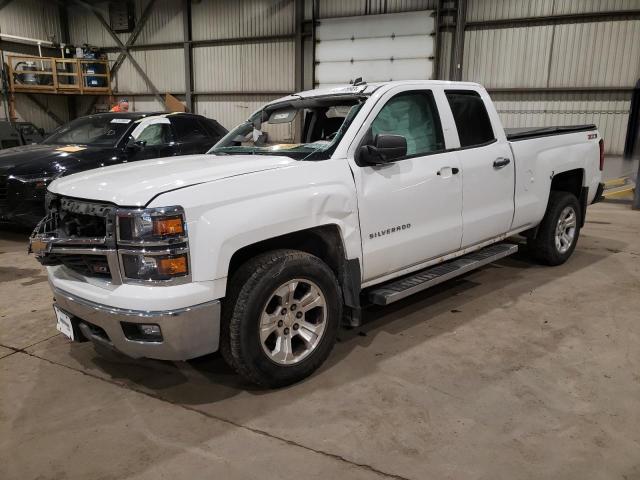 1GCVKREH7EZ328022 - 2014 CHEVROLET SILVERADO K1500 LT WHITE photo 1