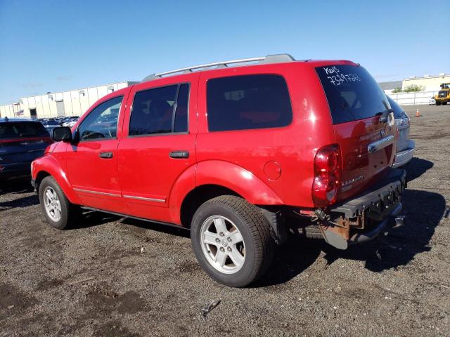 1D4HB58256F164515 - 2006 DODGE DURANGO LIMITED RED photo 2