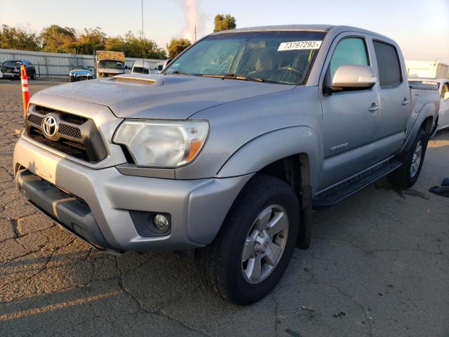 5TFJU4GN0FX074679 - 2015 TOYOTA TACOMA DOUBLE CAB PRERUNNER SILVER photo 1