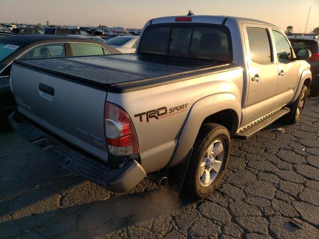 5TFJU4GN0FX074679 - 2015 TOYOTA TACOMA DOUBLE CAB PRERUNNER SILVER photo 3