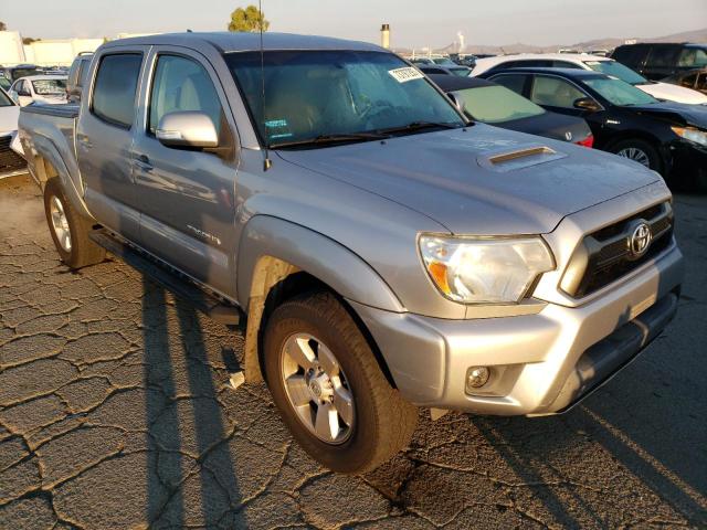 5TFJU4GN0FX074679 - 2015 TOYOTA TACOMA DOUBLE CAB PRERUNNER SILVER photo 4