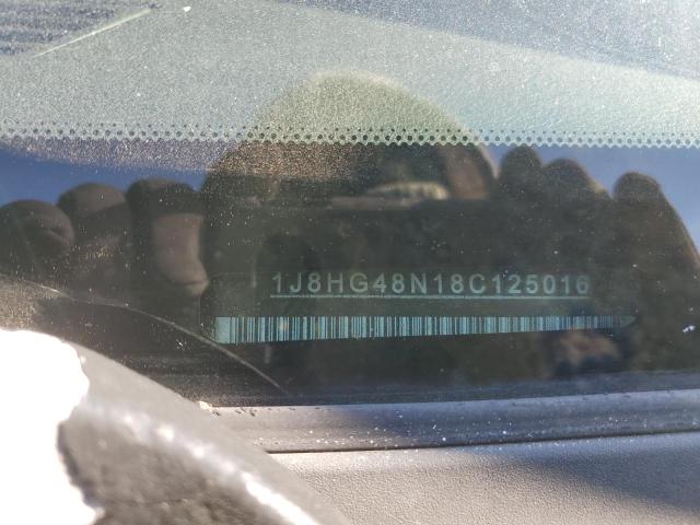 1J8HG48N18C125016 - 2008 JEEP COMMANDER SPORT გრაფიტი ფოტო 13