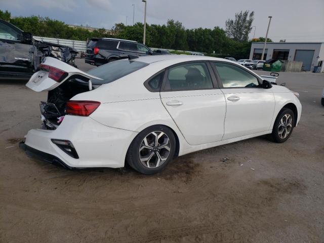 3KPF24AD4KE050164 - 2019 KIA FORTE FE WHITE photo 3