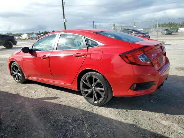 2HGFC2F82MH500920 - 2021 HONDA CIVIC SPORT 红色 照片 2