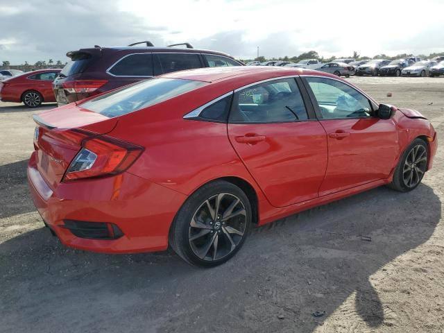 2HGFC2F82MH500920 - 2021 HONDA CIVIC SPORT 红色 照片 3