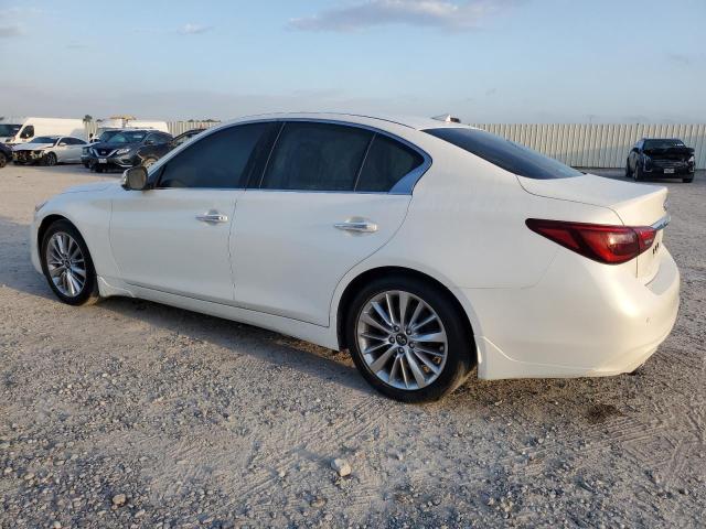 JN1EV7BP1MM703439 - 2021 INFINITI Q50 LUXE WHITE photo 2