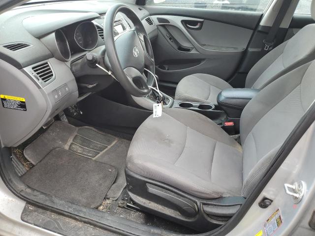 5NPDH4AE3EH456872 - 2014 HYUNDAI ELANTRA SE SILVER photo 7