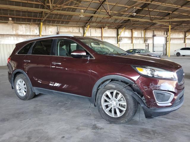 5XYPG4A54HG272018 - 2017 KIA SORENTO LX BURGUNDY photo 4