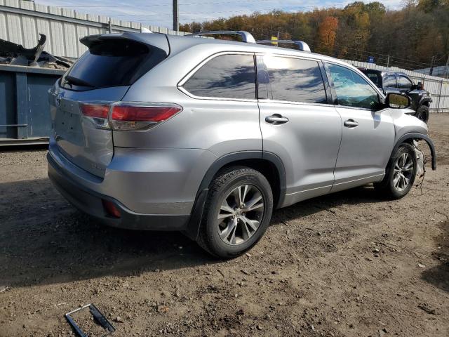 5TDBKRFH7FS196660 - 2015 TOYOTA HIGHLANDER LE SILVER photo 3