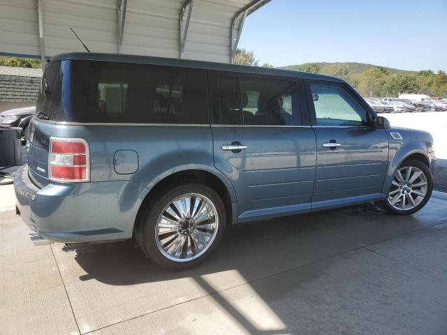 2FMHK6CT7ABB22016 - 2010 FORD FLEX SEL BLUE photo 3