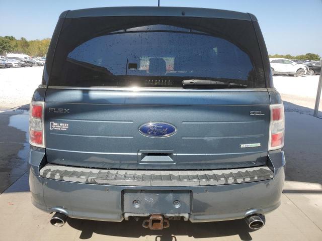 2FMHK6CT7ABB22016 - 2010 FORD FLEX SEL BLUE photo 6