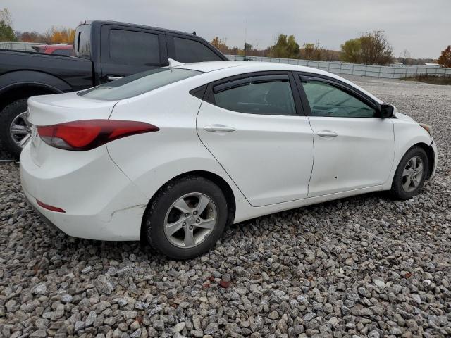 5NPDH4AE8EH483176 - 2014 HYUNDAI ELANTRA SE WHITE photo 3