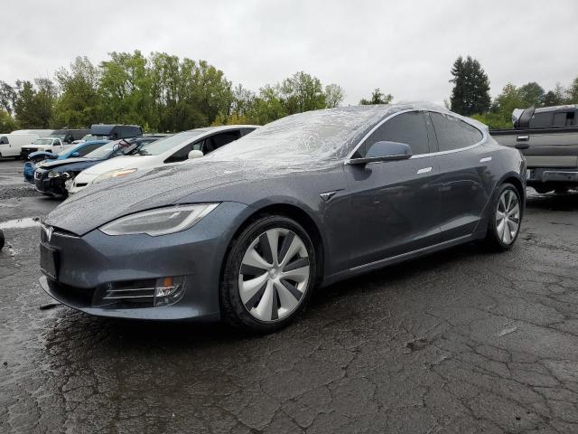 5YJSA1E28MF423888 - 2021 TESLA MODEL S GRAY photo 1