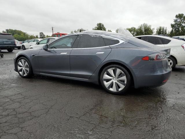 5YJSA1E28MF423888 - 2021 TESLA MODEL S GRAY photo 2