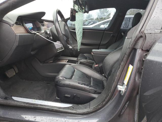 5YJSA1E28MF423888 - 2021 TESLA MODEL S GRAY photo 7