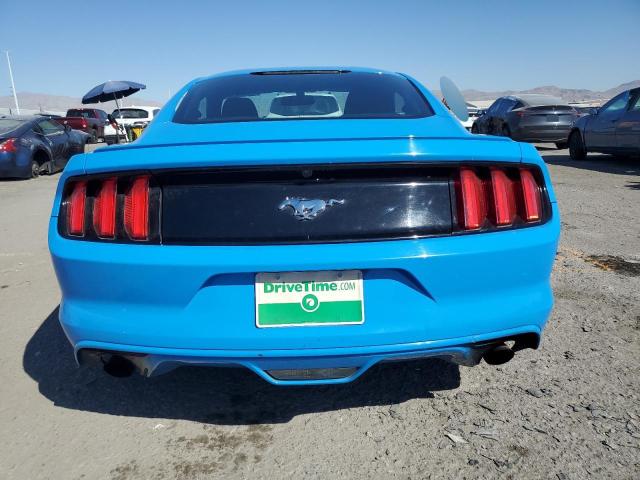 1FA6P8TH8H5266263 - 2017 FORD MUSTANG BLUE photo 6