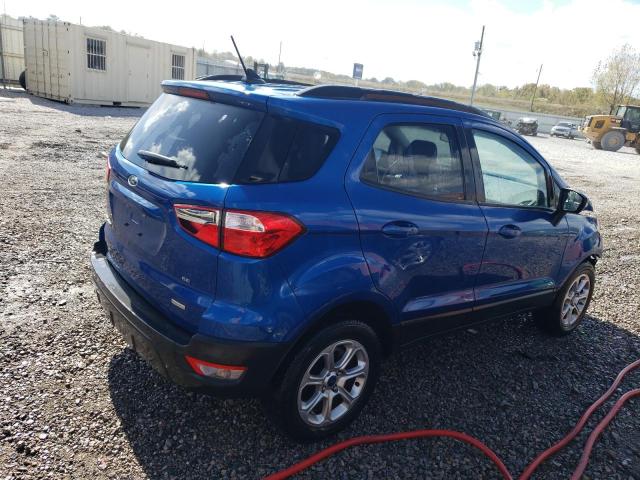 MAJ3S2GE1LC393763 - 2020 FORD ECOSPORT SE BLUE photo 3