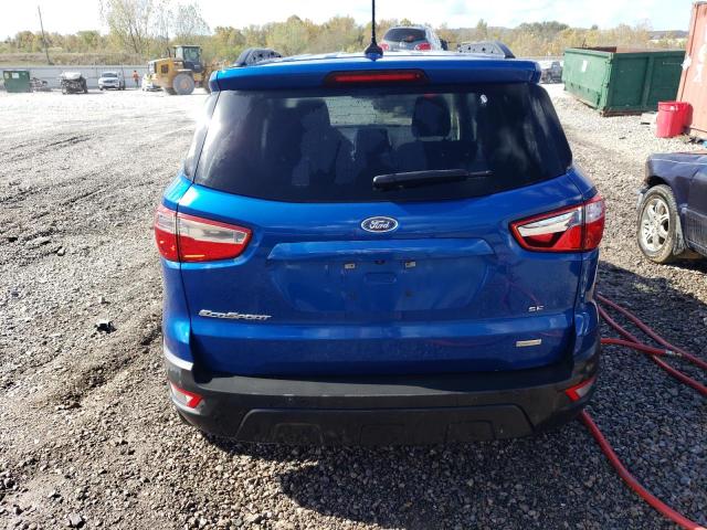 MAJ3S2GE1LC393763 - 2020 FORD ECOSPORT SE BLUE photo 6
