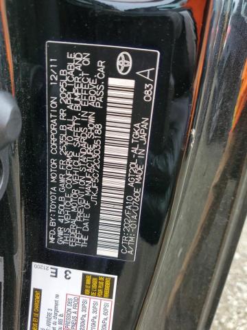 JTKJF5C72C3035188 - 2012 TOYOTA SCION TC 黑色 照片 12