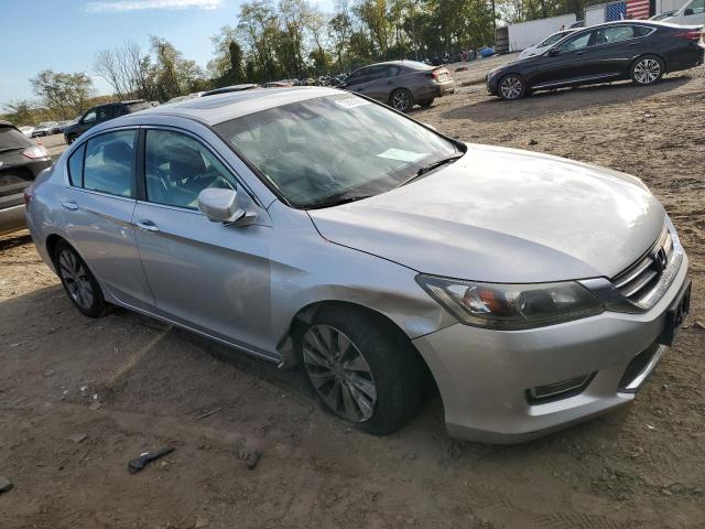 1HGCR2F8XDA168063 - 2013 HONDA ACCORD EXL SILVER photo 4