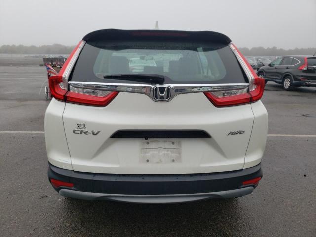 2HKRW6H30HH224214 - 2017 HONDA CR-V LX WHITE photo 6