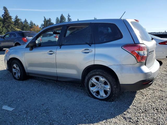 JF2SJAACXEH456148 - 2014 SUBARU FORESTER 2.5I SILVER photo 2