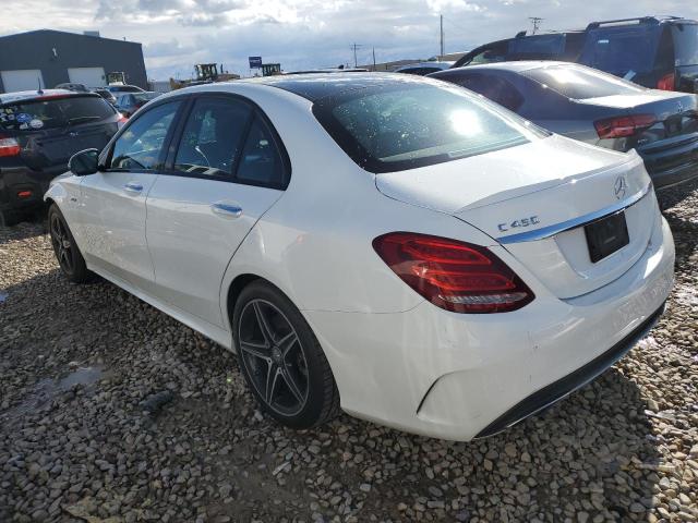 55SWF6EB0GU117285 - 2016 MERCEDES-BENZ C 450 4MATIC AMG WHITE photo 2