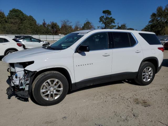 1GNEVFKWXLJ141739 - 2020 CHEVROLET TRAVERSE LS WHITE photo 1