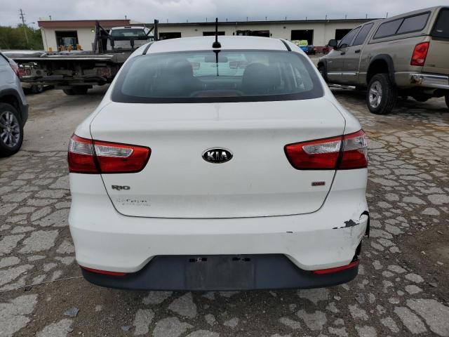 KNADM4A31G6548714 - 2016 KIA RIO LX WHITE photo 6