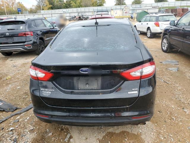 3FA6P0HD2GR402194 - 2016 FORD FUSION SE BLACK photo 6