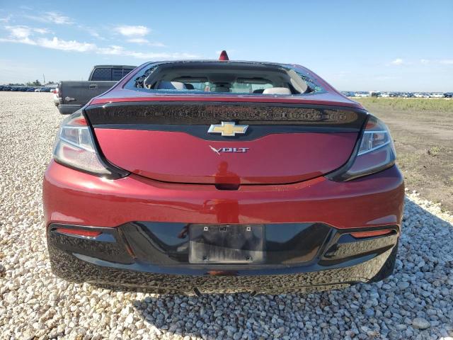 1G1RA6S50HU172168 - 2017 CHEVROLET VOLT LT RED photo 6