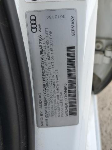 WAUHGAFC9GN064943 - 2016 AUDI A6 PRESTIGE თეთრი ფოტო 12