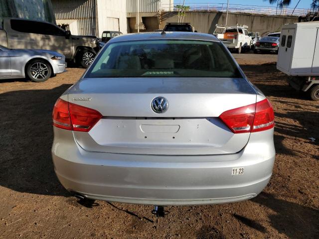 1VWAP7A38CC057547 - 2012 VOLKSWAGEN PASSAT S SILVER photo 6