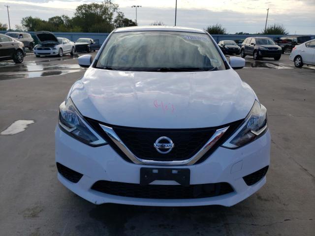 3N1AB7APXKY296126 - 2019 NISSAN SENTRA S WHITE photo 5