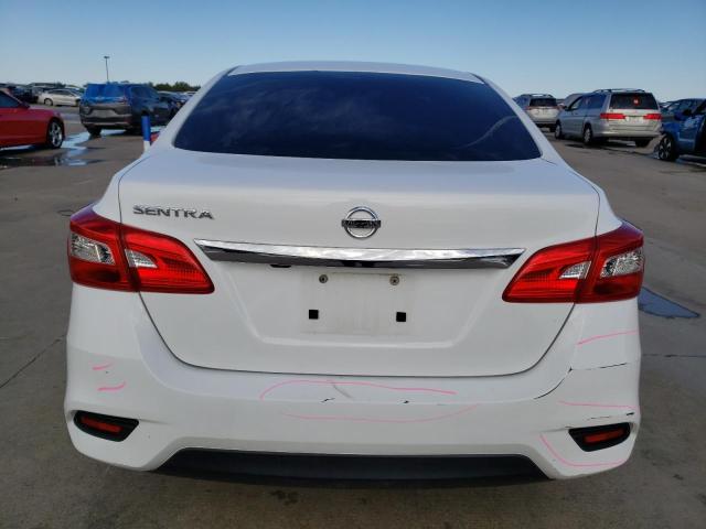 3N1AB7APXKY296126 - 2019 NISSAN SENTRA S WHITE photo 6