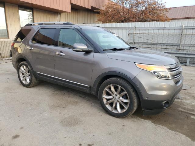 1FMHK8F80CGB00244 - 2012 FORD EXPLORER LIMITED GRAY photo 4