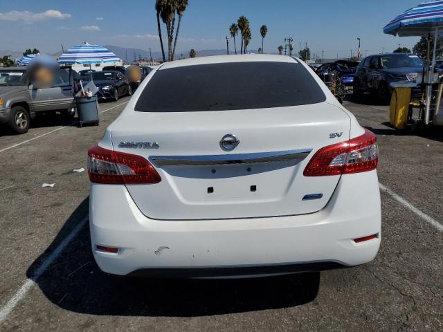 3N1AB7AP5EY262504 - 2014 NISSAN SENTRA S WHITE photo 6