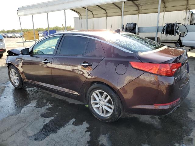 5XXGM4A72DG240466 - 2013 KIA OPTIMA LX PURPLE photo 2