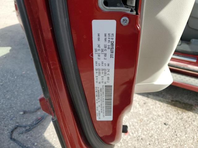 2A8HR54P08R821266 - 2008 CHRYSLER TOWN & COU TOURING 勃艮第红 照片 12