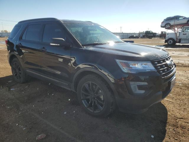 1FM5K8D84HGB21580 - 2017 FORD EXPLORER XLT BLACK photo 4